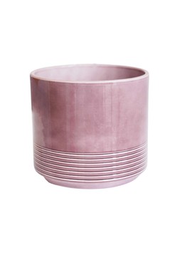 MUNICH ROSE GLOSS PLANTER H14.5CM D16.5CM £4.99 -£19.99