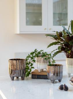 Neve Dark 3 Leg Planter H15cm D14cm &pound;19.99, Neve Dark 3 Leg Planter H19cm D17cm &pound;29.9, Neve Neutral 3 Leg Planter H15cm D14cm &pound;19.99, Neve Neutral 3 Leg Planter H19cm D17cm &pound;29.99