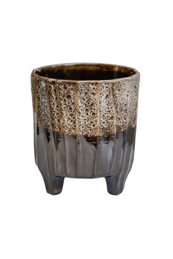 Neve Dark 3 Leg Planter H15cm D14cm £19.99