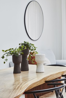 Nico Tall Planter Rustic Mocha H38cm D16cm &pound;59.99