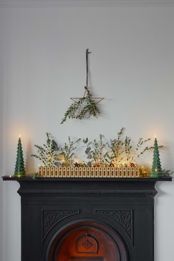 Christmas at Ivyline 2025 - NORDIC WOODEN ADVENT CALENDER H6CM W70CM
