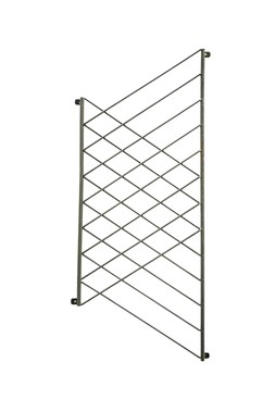 OUTDOOR LINEAR TRELLIS ZINC H100CM W48CM