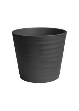 Oslo Anthracite Taper Planter H10.5cm D13cm £5.99