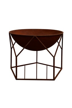 OUTDOOR BUCKINGHAM FIRE PIT RUST (available in black) &pound;299.99 (OBFR70)