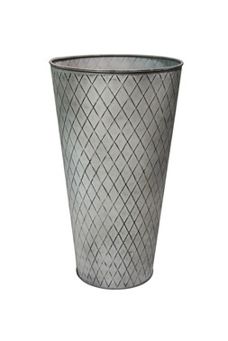 OUTDOOR CHATSWORTH ZINC VASE H50CM W28CM &pound;49.99 (OCZV50)