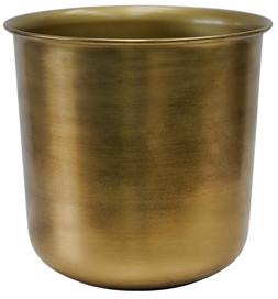OUTDOOR HAMPTON ANTIQUE BRASS METAL PLANTER &pound;34.99