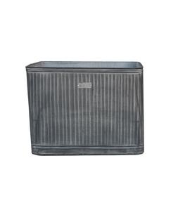 OUTDOOR HAMPTON RECTANGULAR GALVANISED METAL PLANTER &pound;99.99