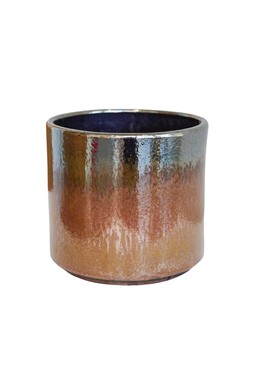 Outdoor Hazelton Rust Planter H23cm D24cm &pound;24.99