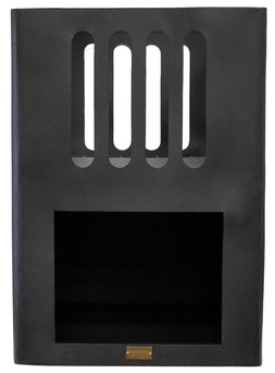OUTDOOR LIBRA CONTEMPORARY FIRE PIT IN MATT BLACK &pound;229.99
