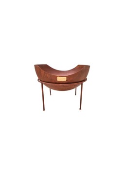 OUTDOOR MEMPHIS FIRE PIT IN RUST (available in black) H35CM D46CM &pound;199.99 (OMFPR55)