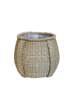 Pando Seagrass Basket Natural H20cm D22cm &pound;15.99