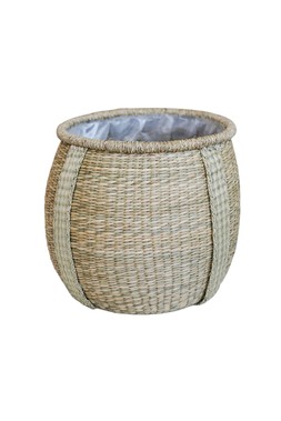 Pando Seagrass Basket Natural H28cm D30cm &pound;29.99