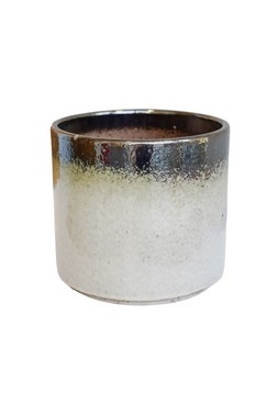 Pewter Ivory Planter H23cm D24cm &pound;24.99