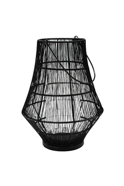 PORTOFINO CURVE WIREWORK LANTERN H30CM W23CM &pound;49.99 (PFCLB30)