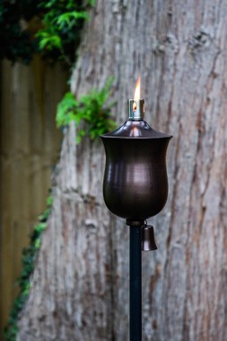 PREMIUM COPPER 150CM GARDEN TORCH IN DISPLAY CARTON OF 12 &pound;34.99