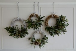 Rattan Wreath Natural Diam 40Cm &pound;34.99