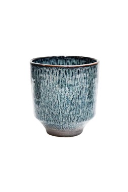 Reactive Glaze Navy Orchid Planter H13cm D13cm &pound;12.99