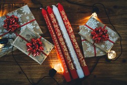 Red Advent Candle &pound;3.99