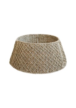 Round Foldable Diamond Wicker Tree Skirt D70cm £59.99