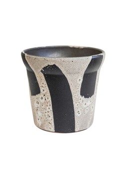 Rowen Brushstroke Tapered Planter H12.5cm D13.5cm £!0.99