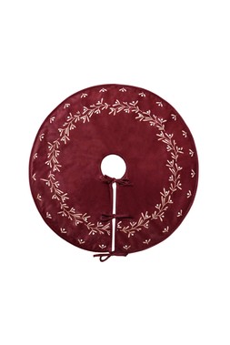 Ruby Velvet Misletoe Tree Skirt &pound;59.99