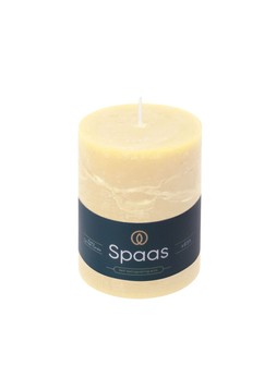 RUSTIC UNSCENTED PILLAR CANDLE 100:130 IVORY £14.99