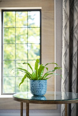 Sapphire Reactive Glaze Planter H16cm D16cm &pound;16.99
