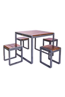 Spitalfields Square Acacia Wood 5 piece Furniture Set &pound;1299.99