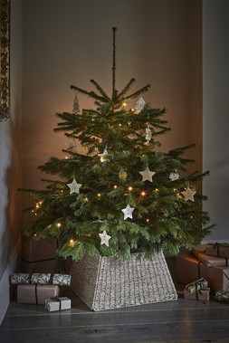 Christmas at Ivyline - SEAGRASS ARTISANAL HANDWOVEN FOLDABLE SQUARE TREE SKIRT H26CM W60CM