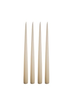 White Taper Candles 4 Pack £11.99