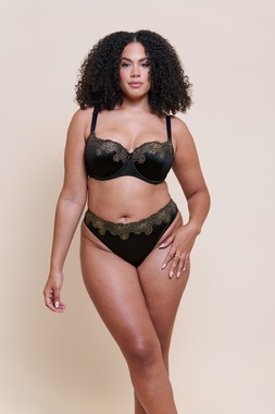 BOOST LACE PADDED BALCONY BRA £35.00 €55.00 AUS$85.95 CAD$79.00 & BOOST LACE TANGA BRIEF £16.00 €26.00 AUS$32.95 CAD$30.00- Available from October