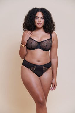 Happy Hour Black Bra £34 €51 CAD $78 AUS $84.95, Brazilian £16 €26 CAD $30 AUS $32.95 7