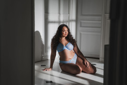 Lightstyle Scallop Light Blue Bra £29 €46 CAD $72 AUS $72.95, Brazilian £13 €25 CAD $30 AUS $32.95 1