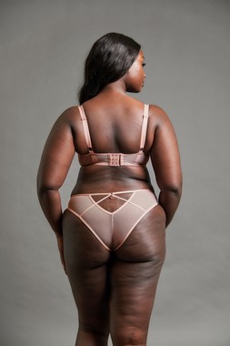 Restraint Dusty Rose Bra £42 €66 CAD $92 AUS $96.95, Brazilian £20 €31 CAD $37 AUS $40.95 4