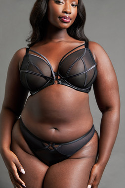 Scandal Black Bra £39 €59 CAD $87 AUS $91.95, Tanga £21 €34 CAD $39 AUS $42.95 2