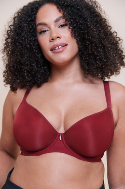 Smoothie Spacer Bra Deep Red £42 €66 CAD $92 AUS $96.95 3