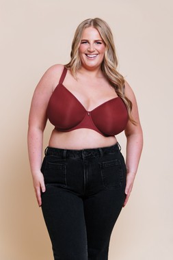Smoothie Spacer Bra Deep Red £42 €66 CAD $92 AUS $96.95 7