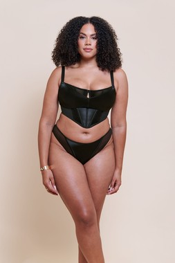 Unapologetic Black Bra £46 €68 CAD $90 AUS $98.95, Brazilian £16 €26 CAD $30 AUS $32.95 2