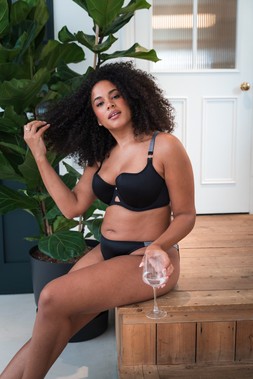 BOOST DIAMANTE PADDED BALCONY BRA £34 & BOOST DIAMANTE TANGA £15