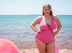 HOLIDAY CHECK NON WIRED SWIMSUIT - CAD $160 AUS $160