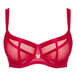 Loved Up Crimson Bra GBP 36 AUD 89.95 CAD 85 EUR 54