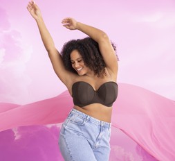 Luxe Cocoa Strapless Bra