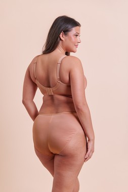 SPOTLIGHT LATTE FULL CUP SIDE SUPPORT BRA £35 €53 & FULL BRIEF£16 €25