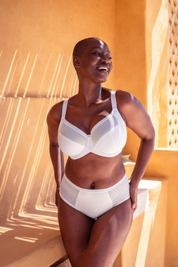 Wonderfully, Full Cup Side Support Balcony Bra, White, £35.00, US$66.00, CA$79.00, €53.00, A$85.95, Wonderfully, Short, White, £17.00, US$29.00, CA$31.00, €26.00, A$34.95
