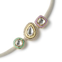 VIXII, SACRED ALIGNMENT - MINK, PASTEL & GOLD BRACELET - RRP £379(1), www.vixiiworld.com