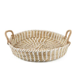 Coastal Retreat Large Round Basket