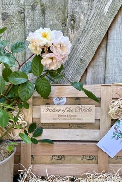 Father of the bride rose gift