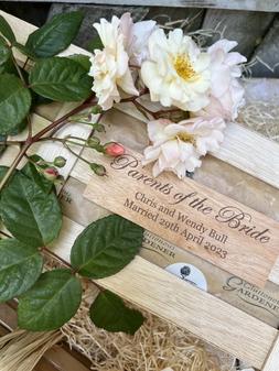 Parents of the bride rose gift