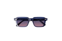 Angus in Stone Blue with Custom Twilight Fade lenses