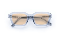 FINLAY LIGHT GREY CRYSTAL Lenses Tangerine